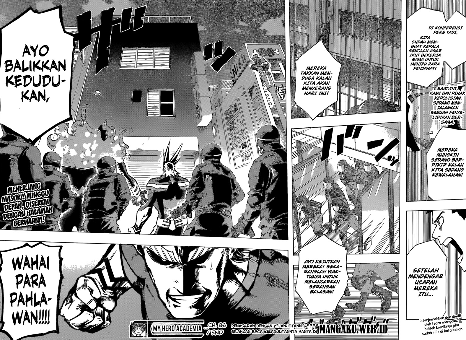 Boku no Hero Academia Chapter 86 - halaman 18