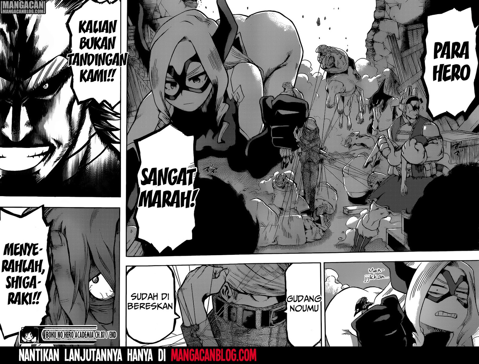 Boku no Hero Academia Chapter 87 - halaman 17