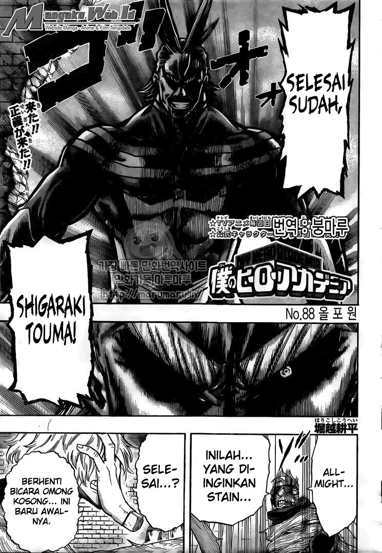 Boku no Hero Academia Chapter 88 - halaman 2