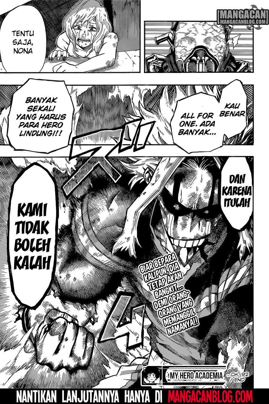 Boku no Hero Academia Chapter 92 - halaman 20