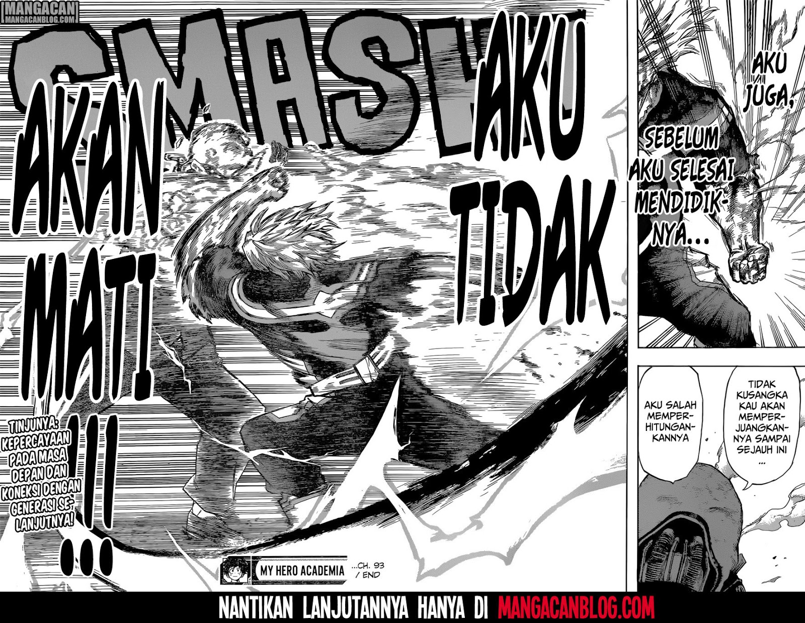 Boku no Hero Academia Chapter 93 - halaman 17