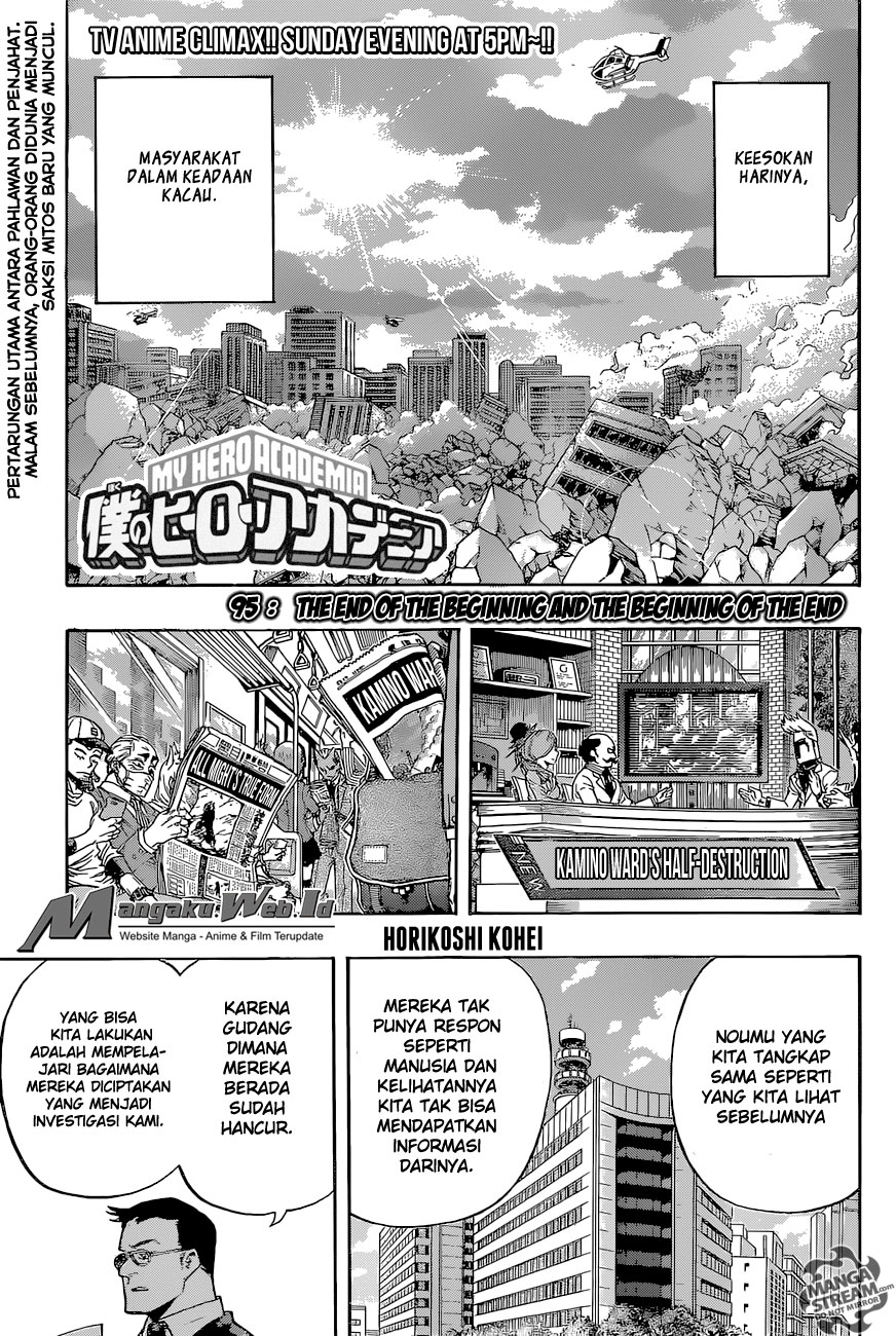 Boku no Hero Academia Chapter 95 - halaman 2