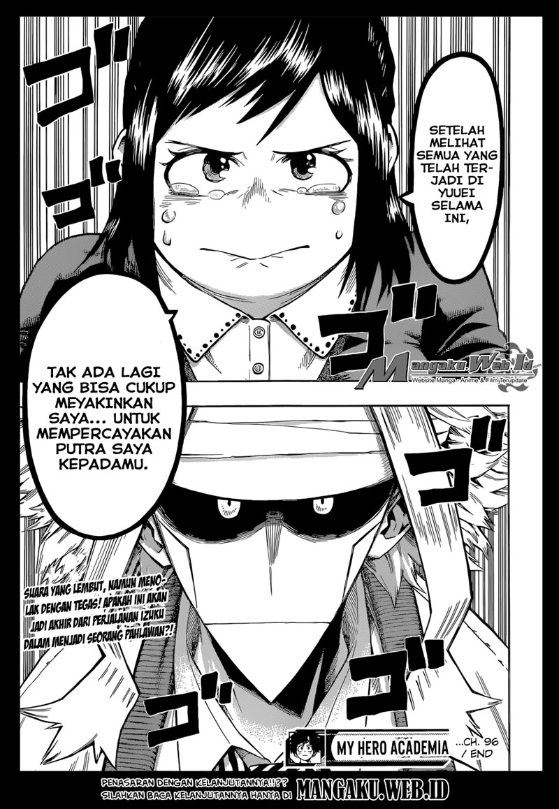 Boku no Hero Academia Chapter 96 - halaman 20
