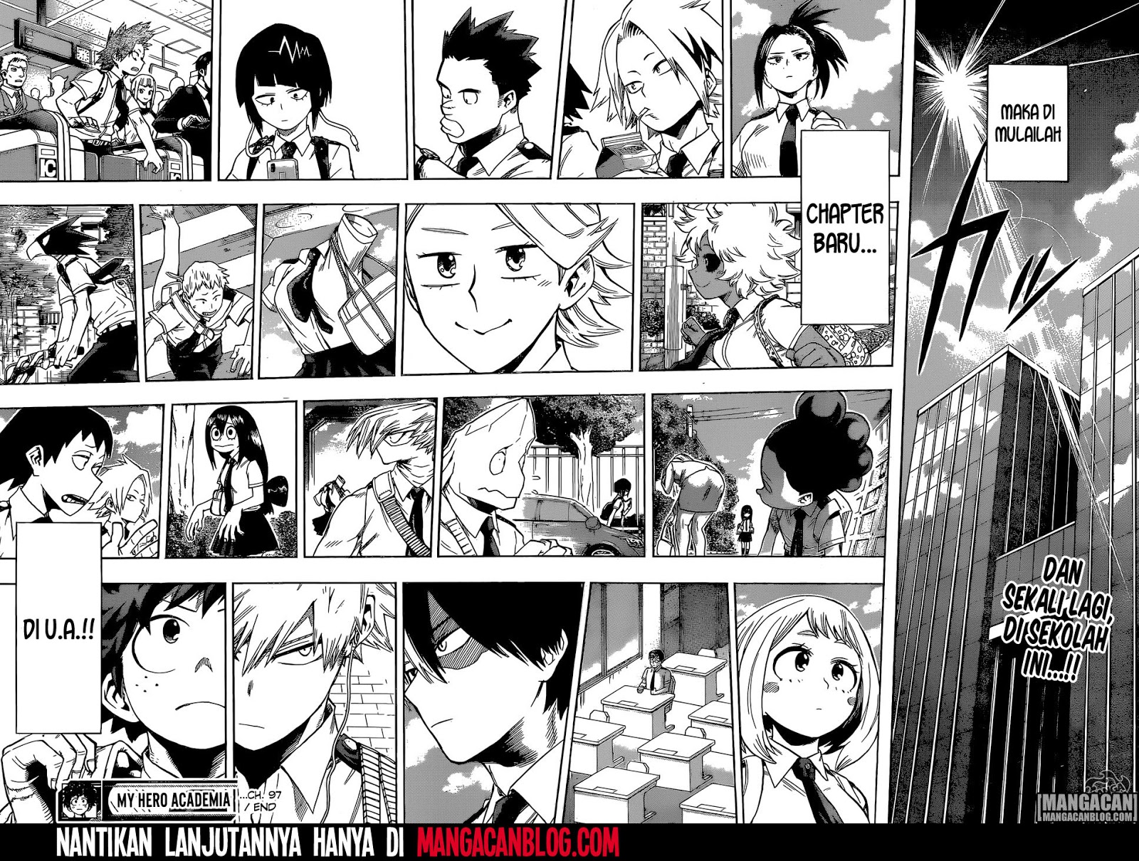 Boku no Hero Academia Chapter 97 - halaman 19