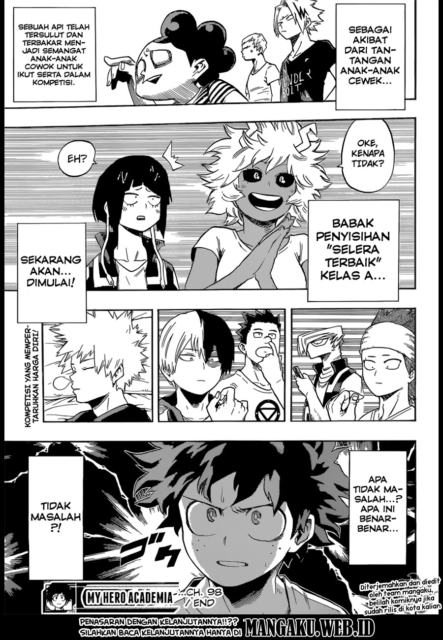Boku no Hero Academia Chapter 98 - halaman 20