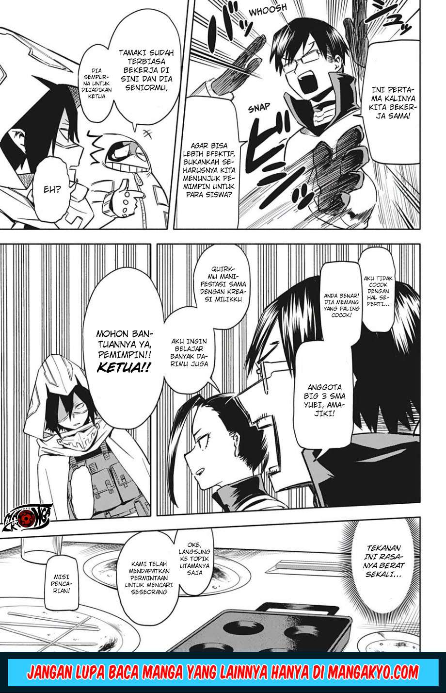 Boku no Hero Academia: Team Up Mission Chapter 1.5 - halaman 8
