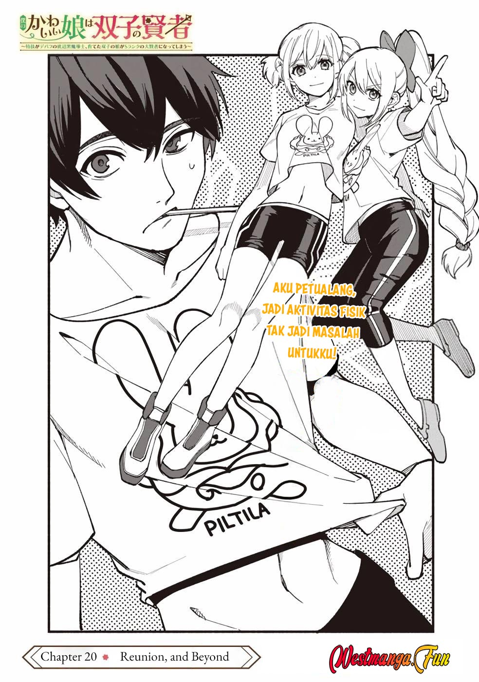 Boku no kawai musume wa futago no kenja ~tokugi ga debafu no teihen kuro madoushi, sodateta futago no musume ga S rank no dai kenja ni natte shimau~ Chapter 20 - halaman 7