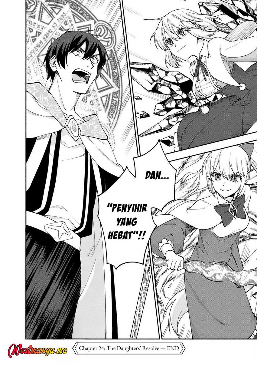 Boku no kawai musume wa futago no kenja ~tokugi ga debafu no teihen kuro madoushi, sodateta futago no musume ga S rank no dai kenja ni natte shimau~ Chapter 24 - halaman 23