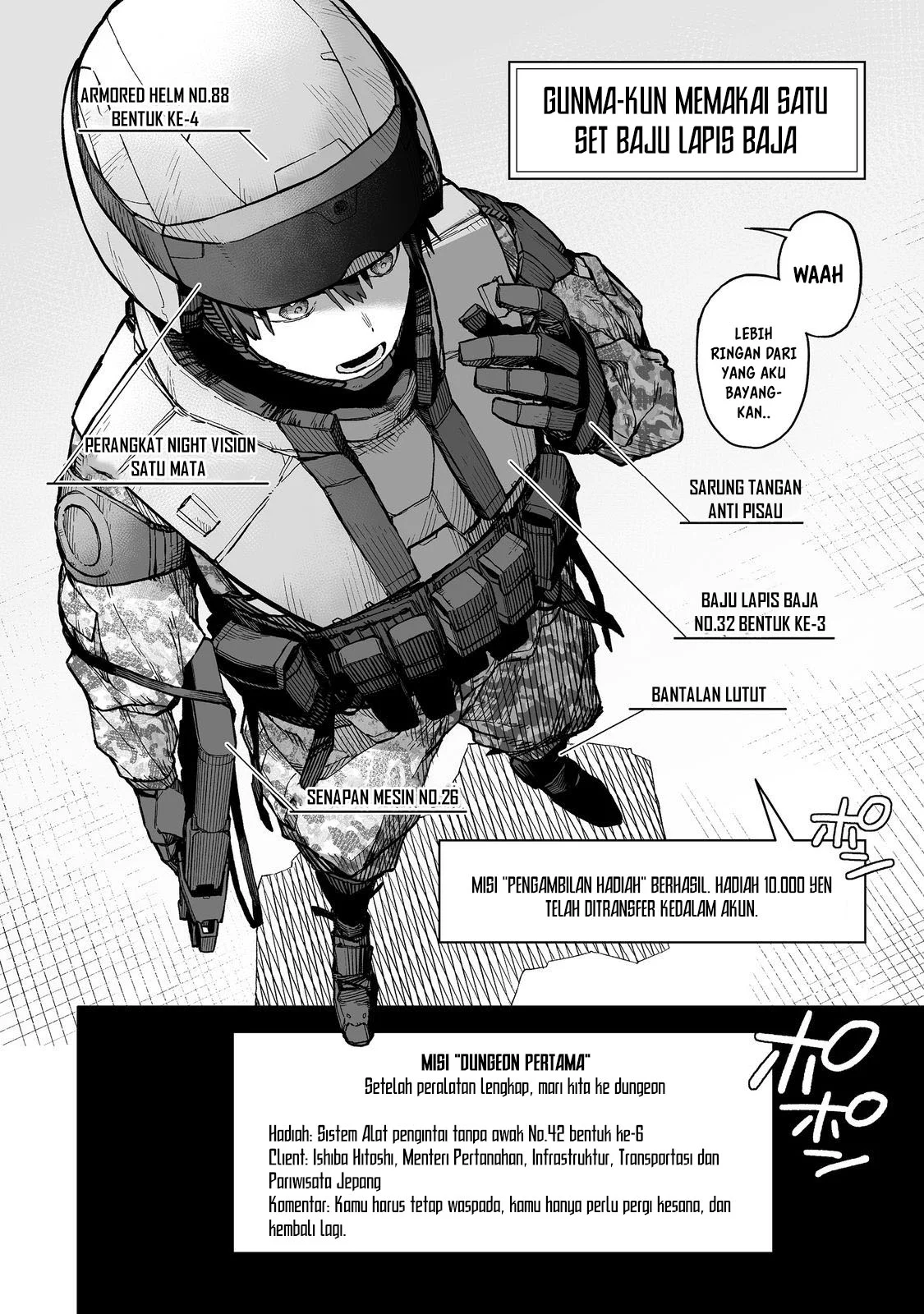 Boku to Kimitachi no Dungeon Sensou Chapter 1 - halaman 37