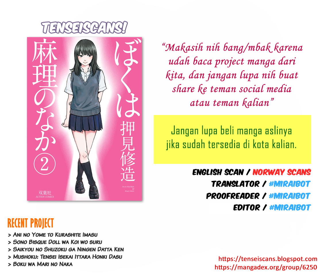 Boku wa Mari no Naka Chapter 19 - halaman 21
