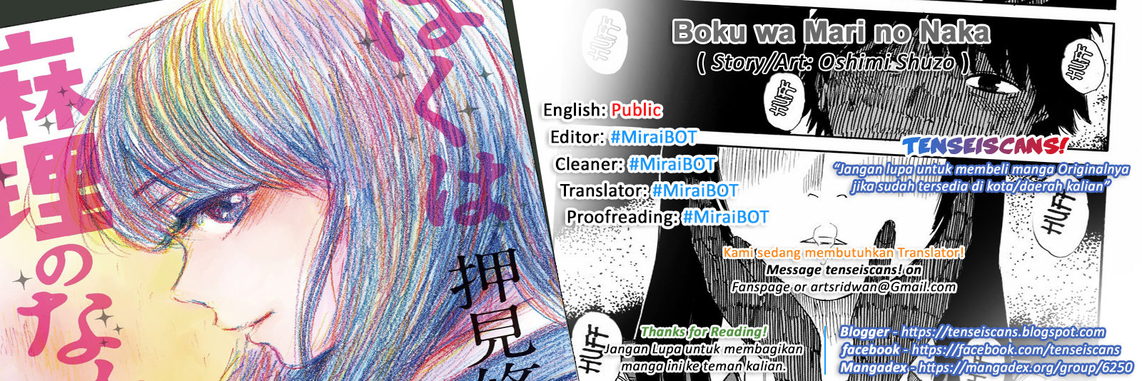 Boku wa Mari no Naka Chapter 31 - halaman 20
