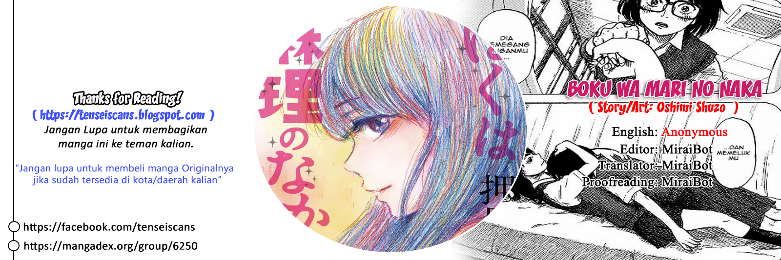 Boku wa Mari no Naka Chapter 43 - halaman 20