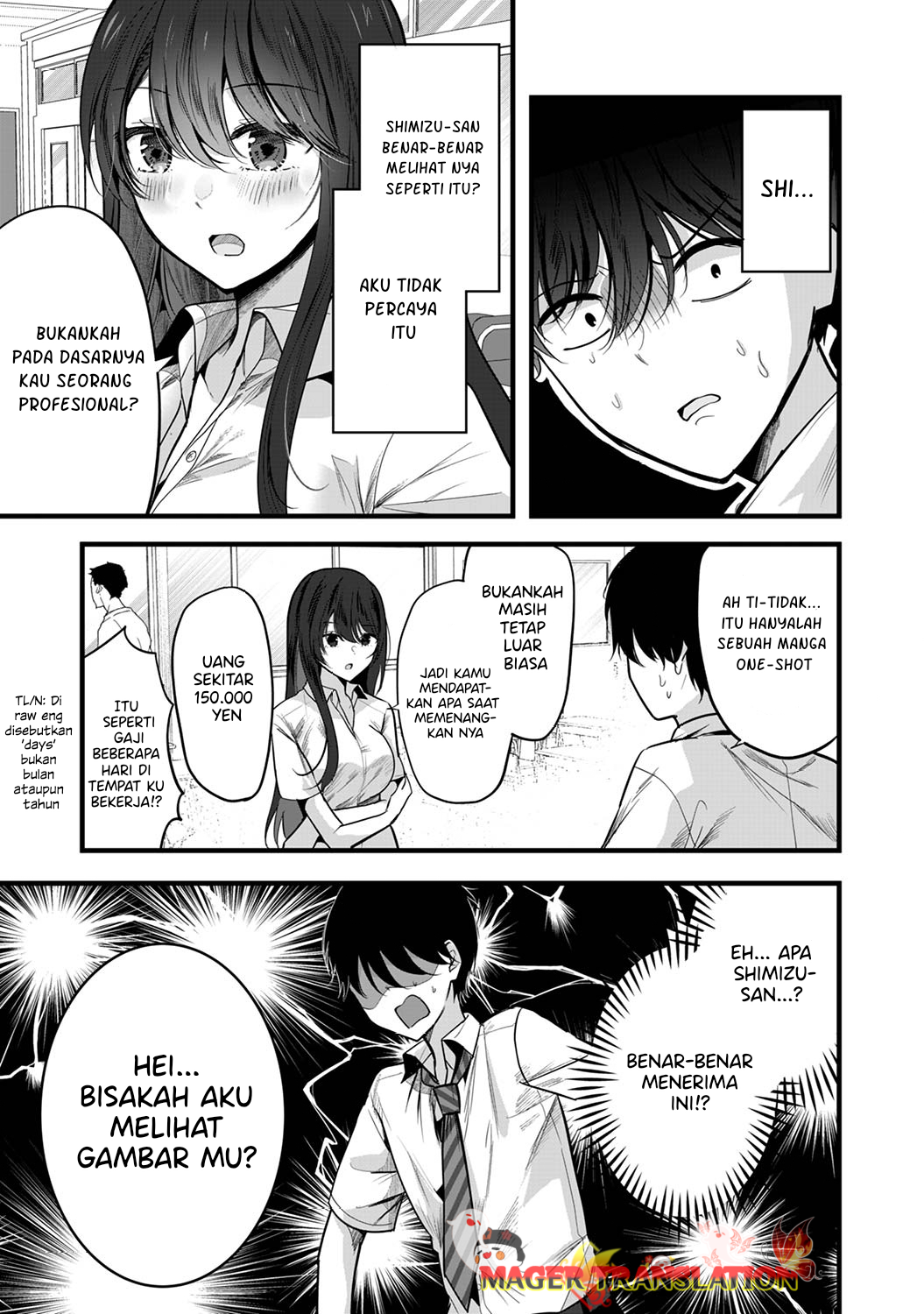 Boku wo Shirita Sugiru Shimizu-san Chapter 1 - halaman 12