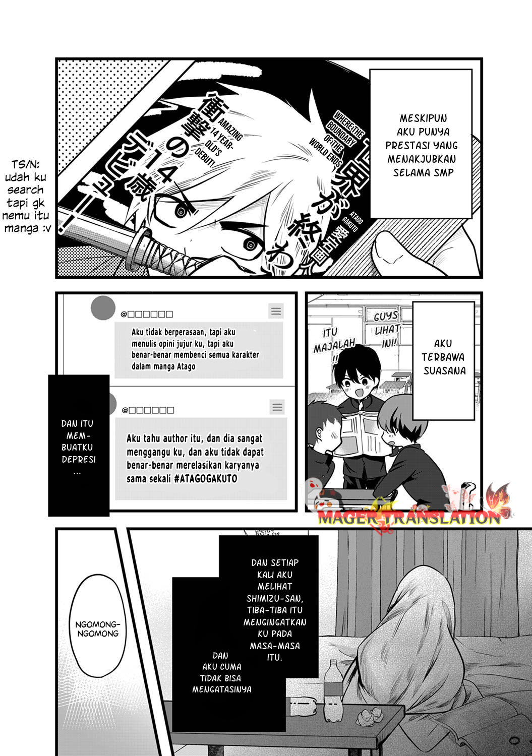 Boku wo Shirita Sugiru Shimizu-san Chapter 1 - halaman 7