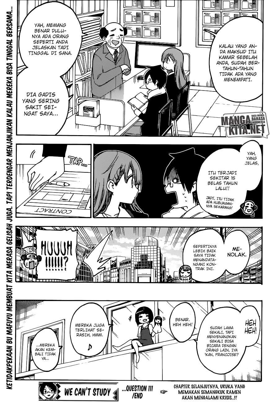 Bokutachi wa Benkyou ga Dekinai Chapter 111 - halaman 21