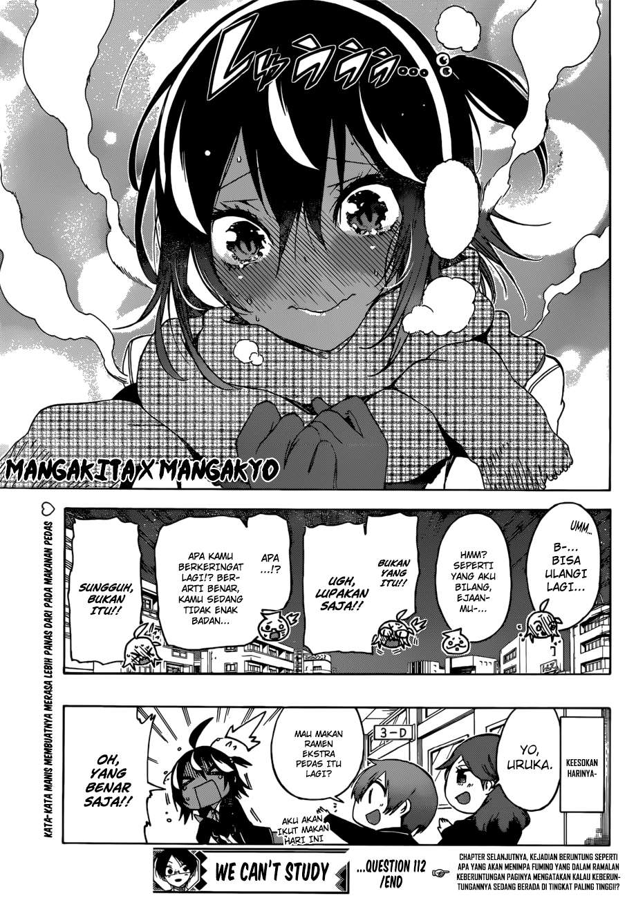 Bokutachi wa Benkyou ga Dekinai Chapter 112 - halaman 20