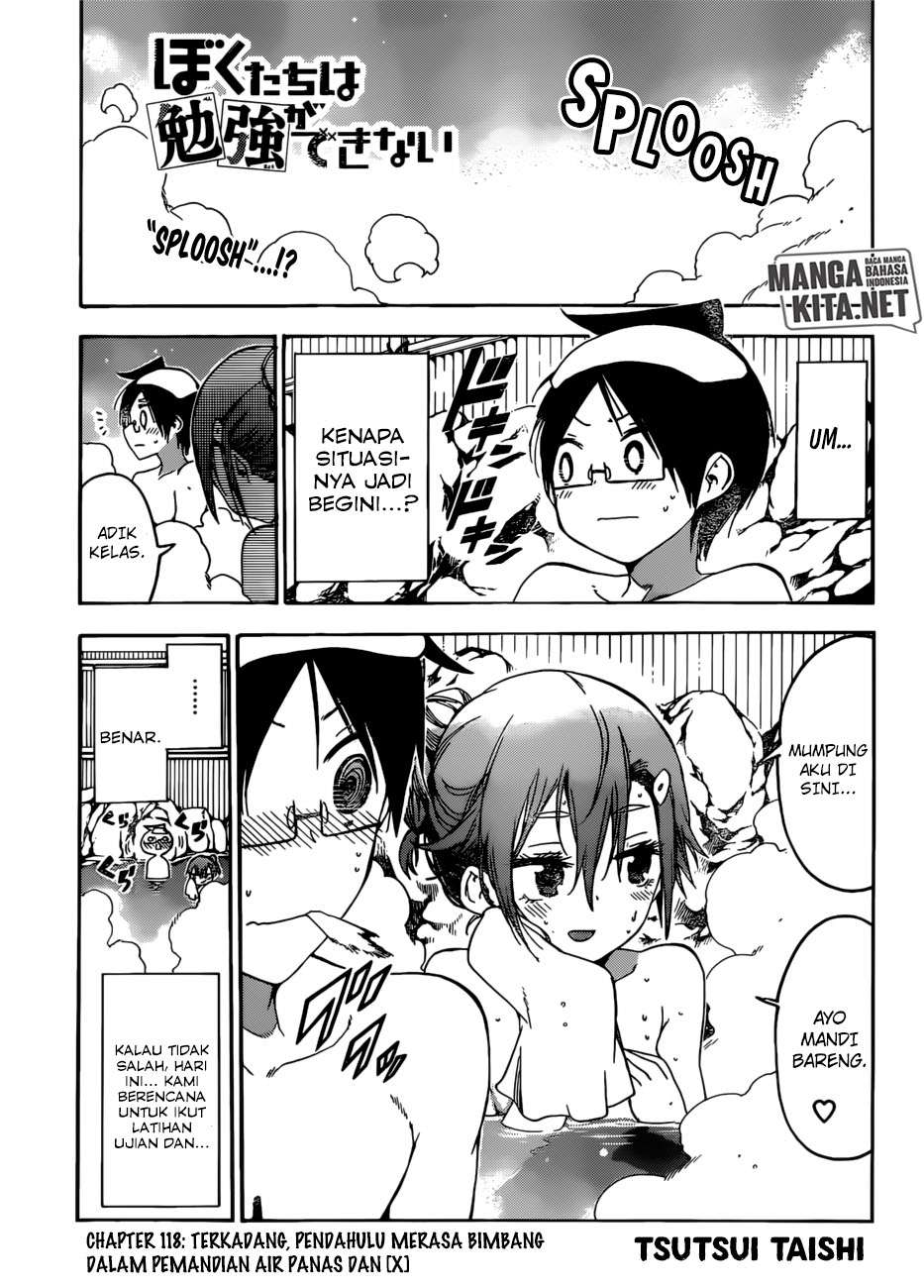 Bokutachi wa Benkyou ga Dekinai Chapter 118 - halaman 2
