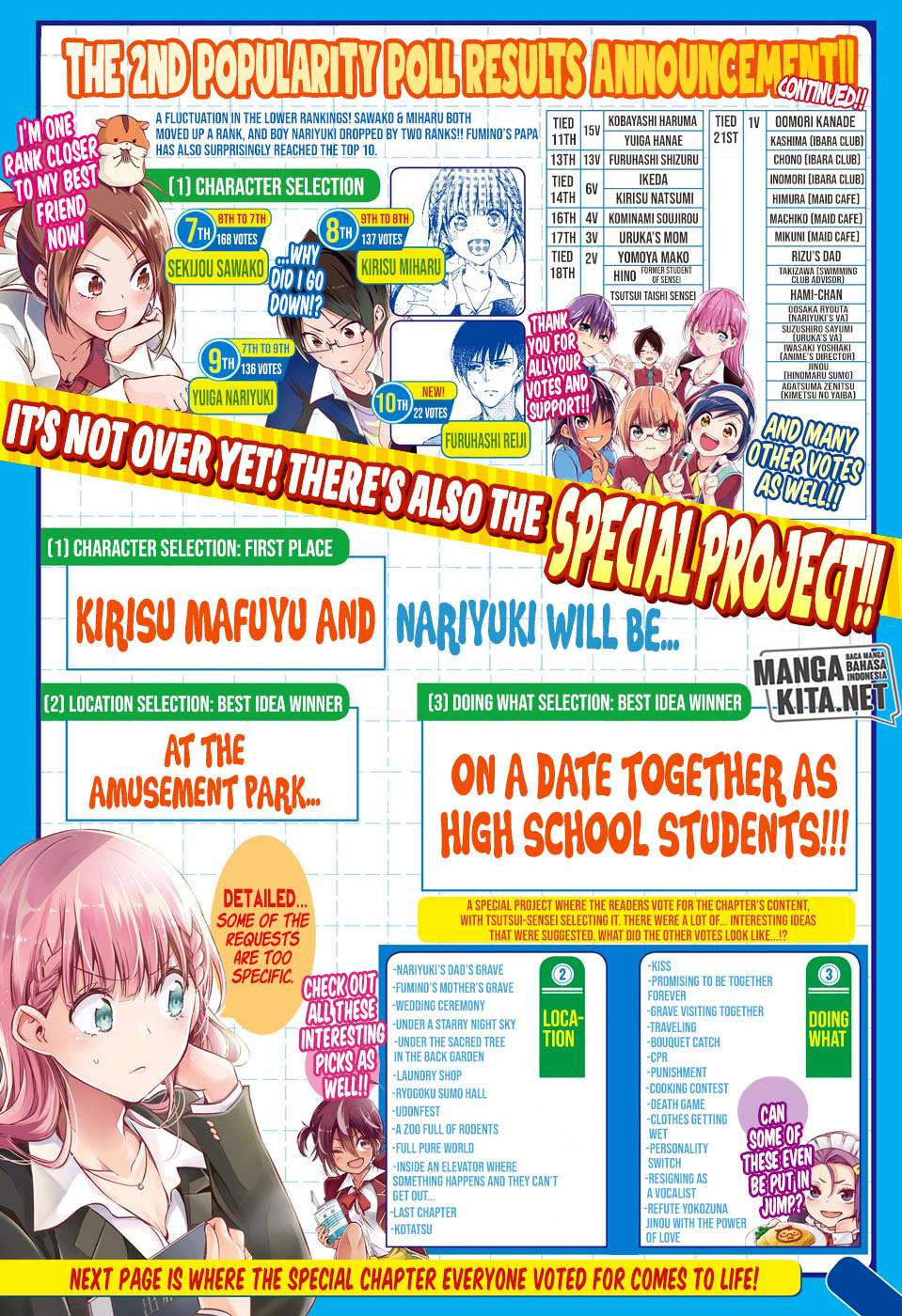 Bokutachi wa Benkyou ga Dekinai Chapter 119 - halaman 3