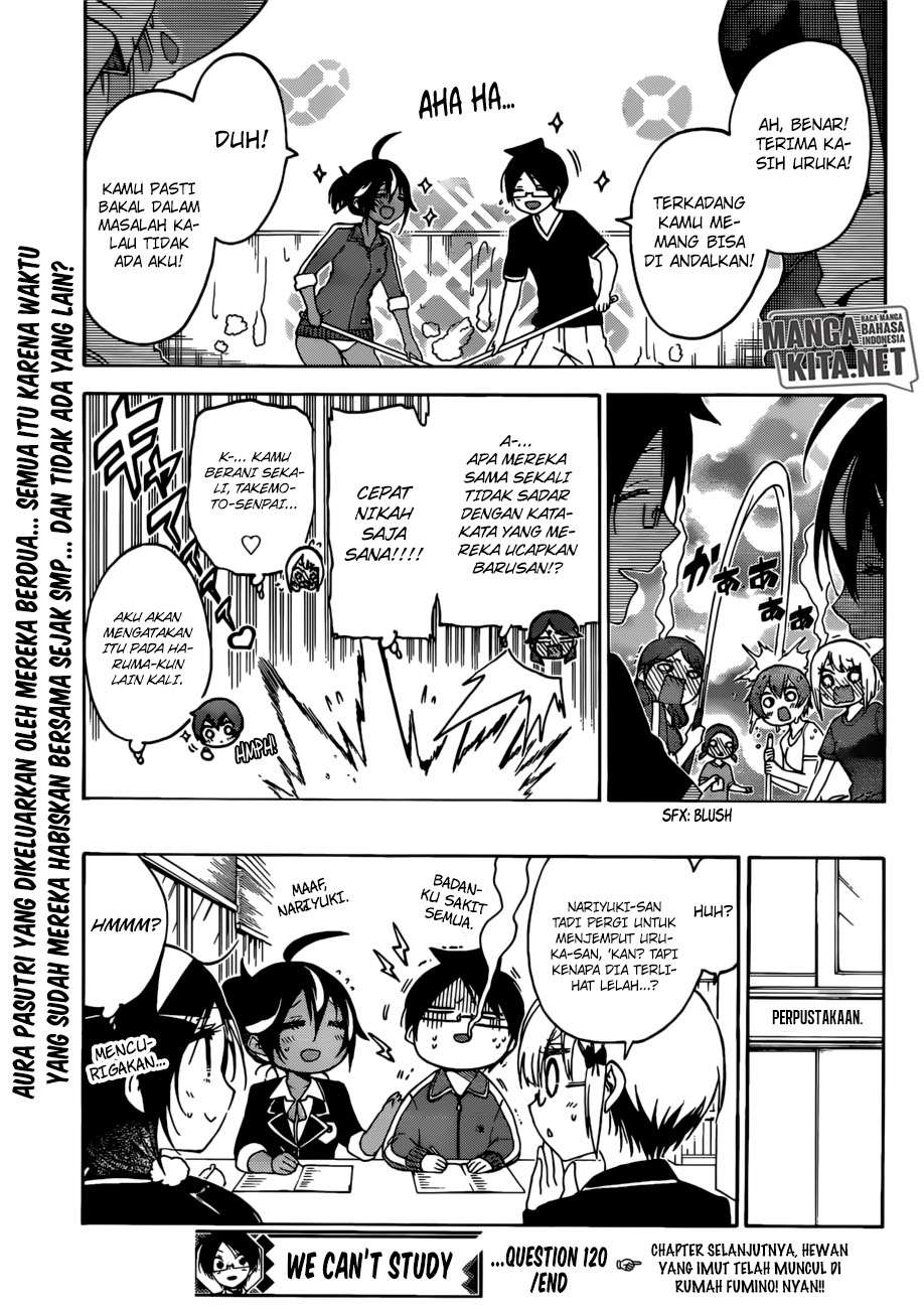 Bokutachi wa Benkyou ga Dekinai Chapter 120 - halaman 20