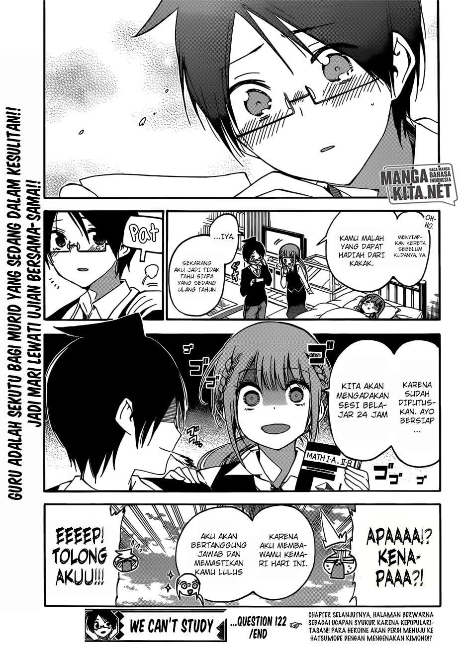 Bokutachi wa Benkyou ga Dekinai Chapter 122 - halaman 20