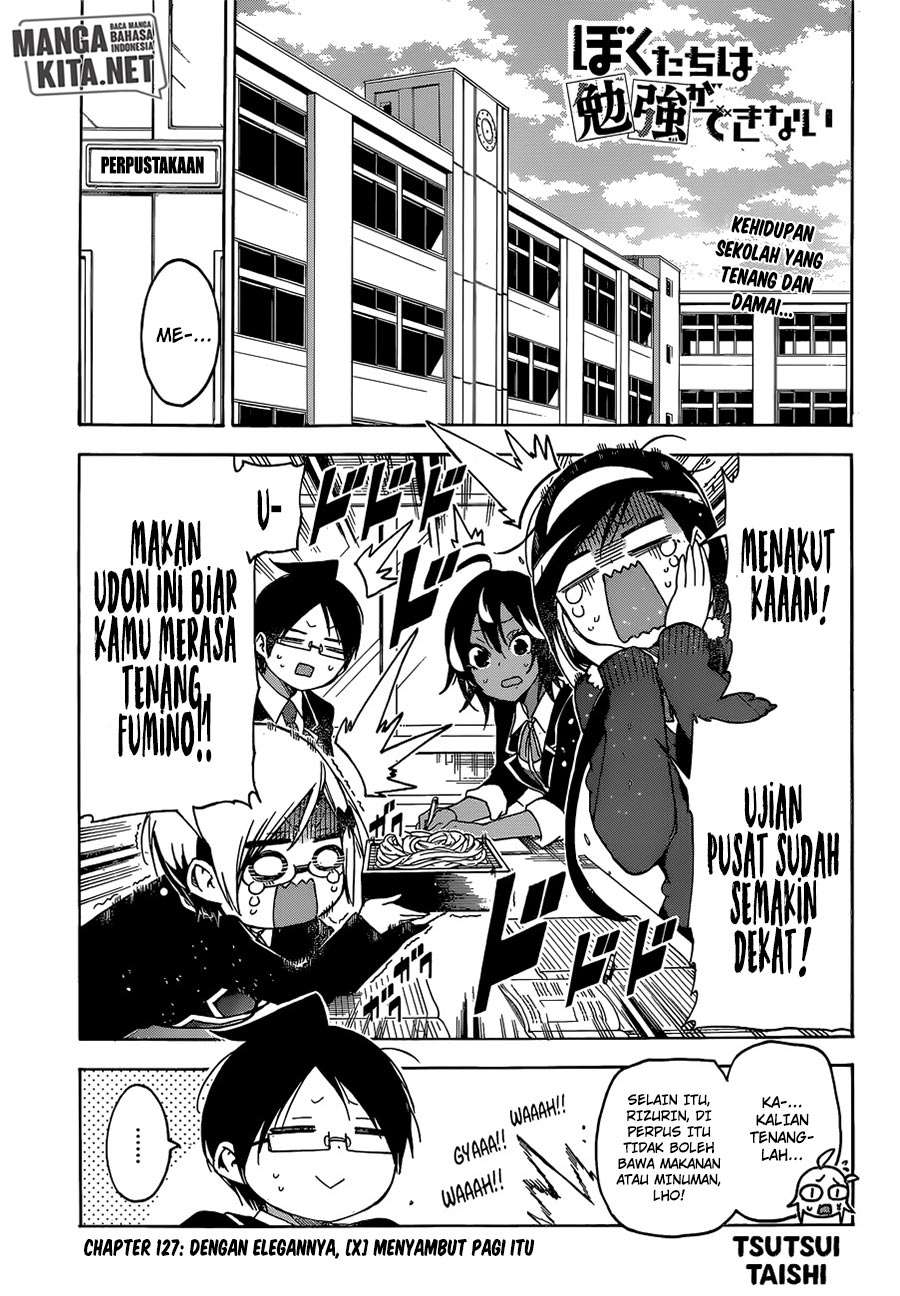 Bokutachi wa Benkyou ga Dekinai Chapter 127 - halaman 2