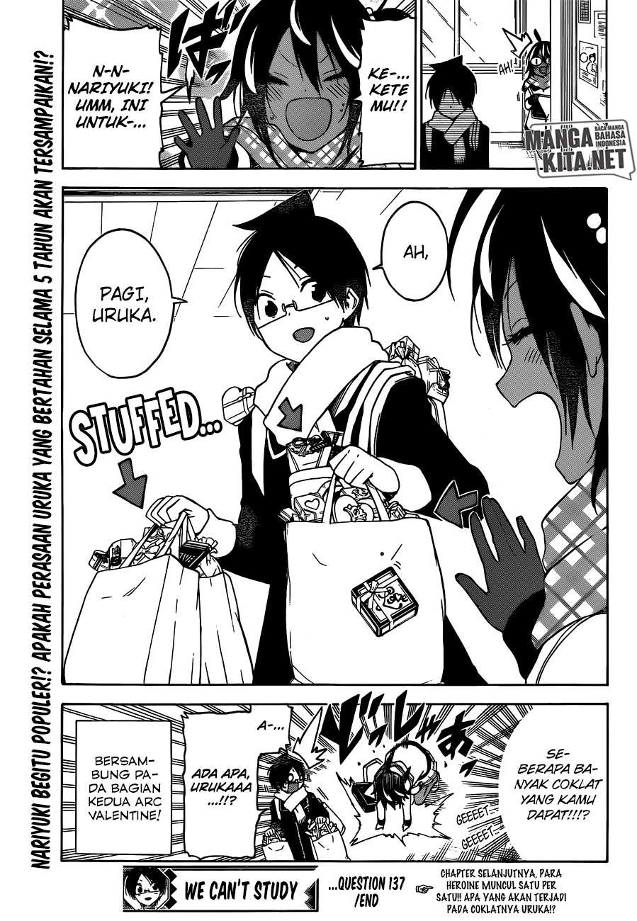 Bokutachi wa Benkyou ga Dekinai Chapter 137 - halaman 20
