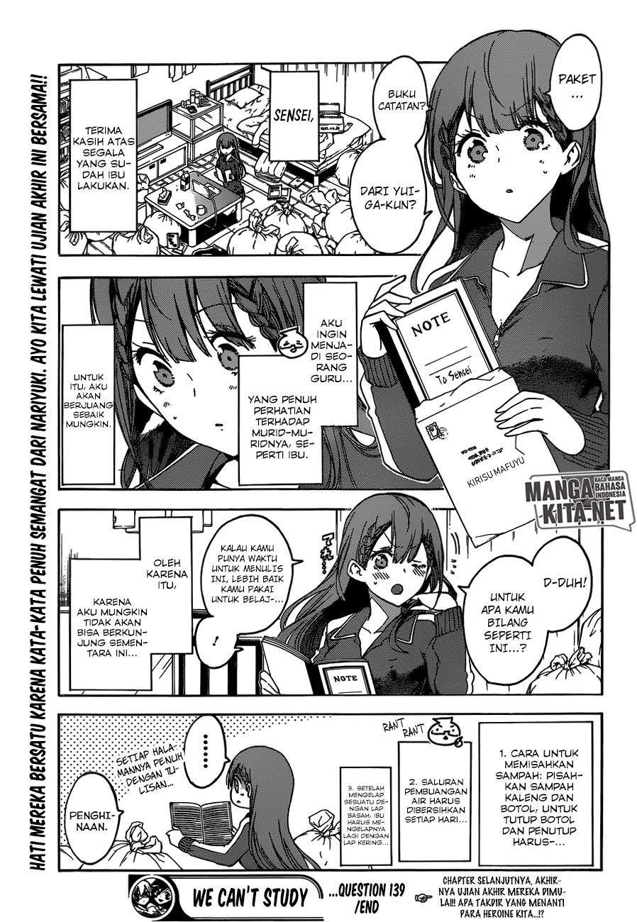 Bokutachi wa Benkyou ga Dekinai Chapter 139 - halaman 21