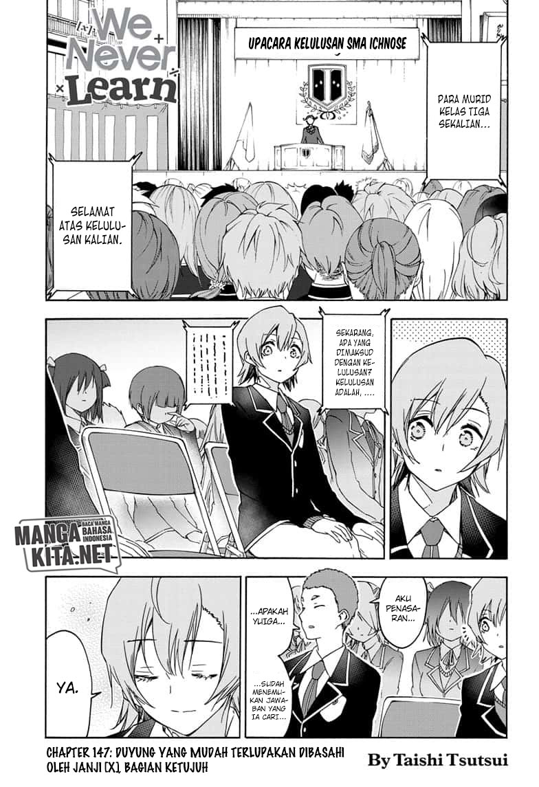 Bokutachi wa Benkyou ga Dekinai Chapter 148 - halaman 2
