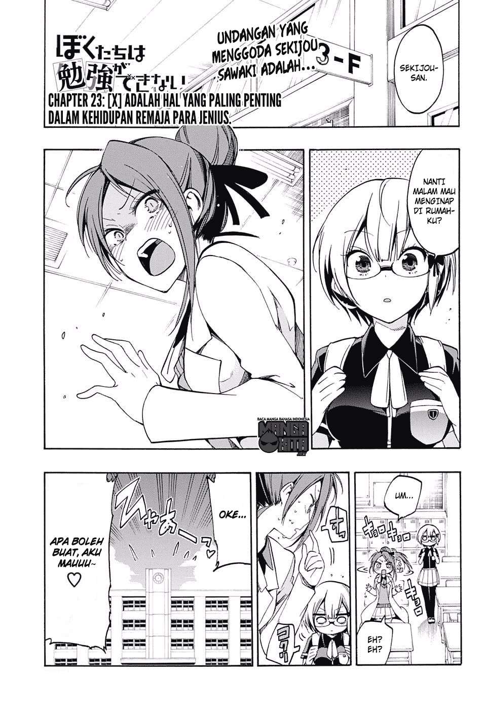 Bokutachi wa Benkyou ga Dekinai Chapter 23 - halaman 2