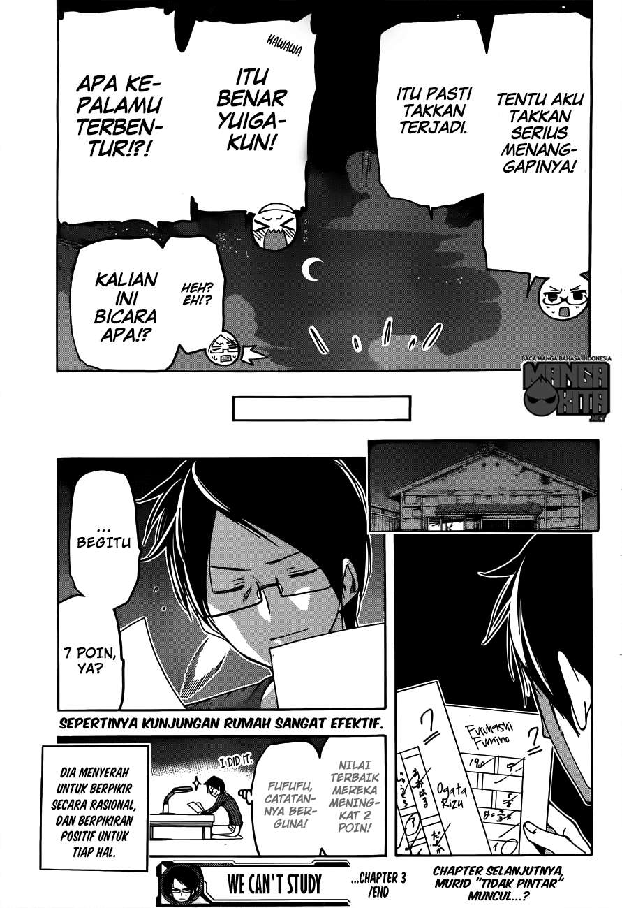Bokutachi wa Benkyou ga Dekinai Chapter 3 - halaman 24