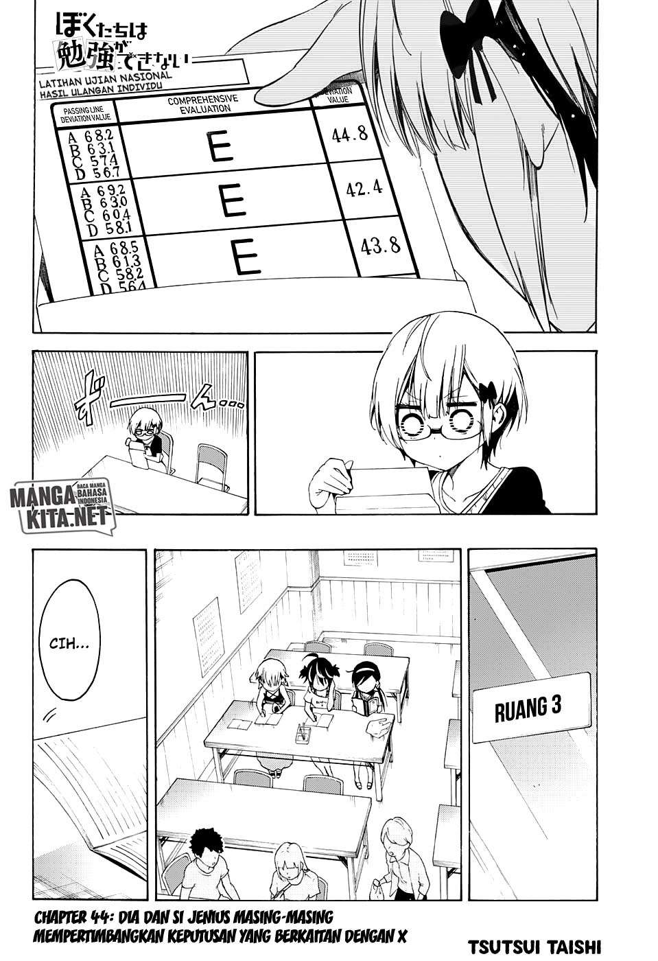 Bokutachi wa Benkyou ga Dekinai Chapter 44 - halaman 3