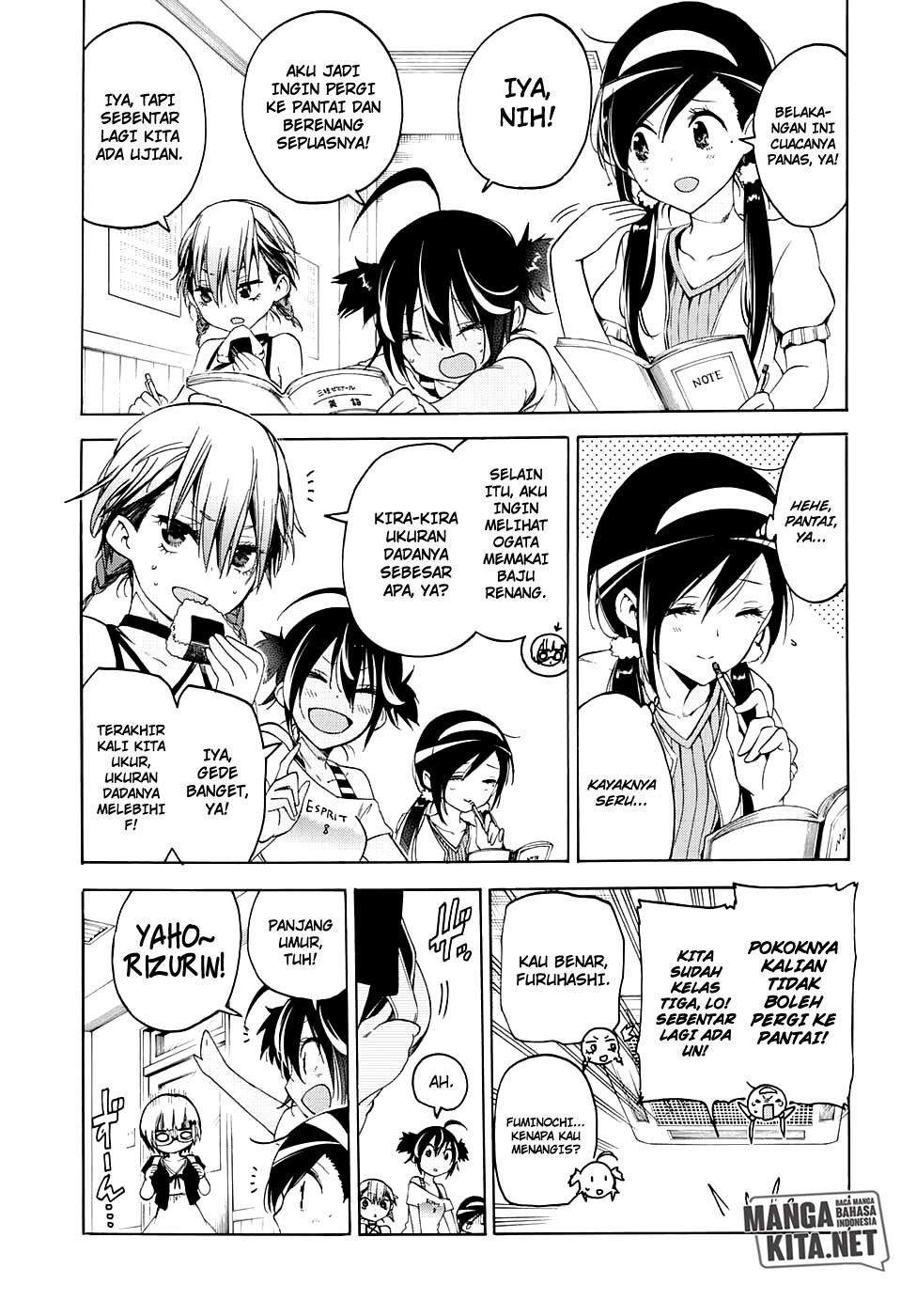 Bokutachi wa Benkyou ga Dekinai Chapter 44 - halaman 4