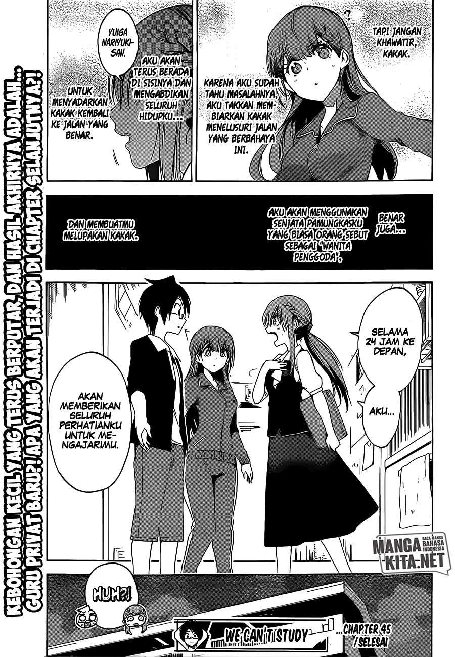 Bokutachi wa Benkyou ga Dekinai Chapter 45 - halaman 20