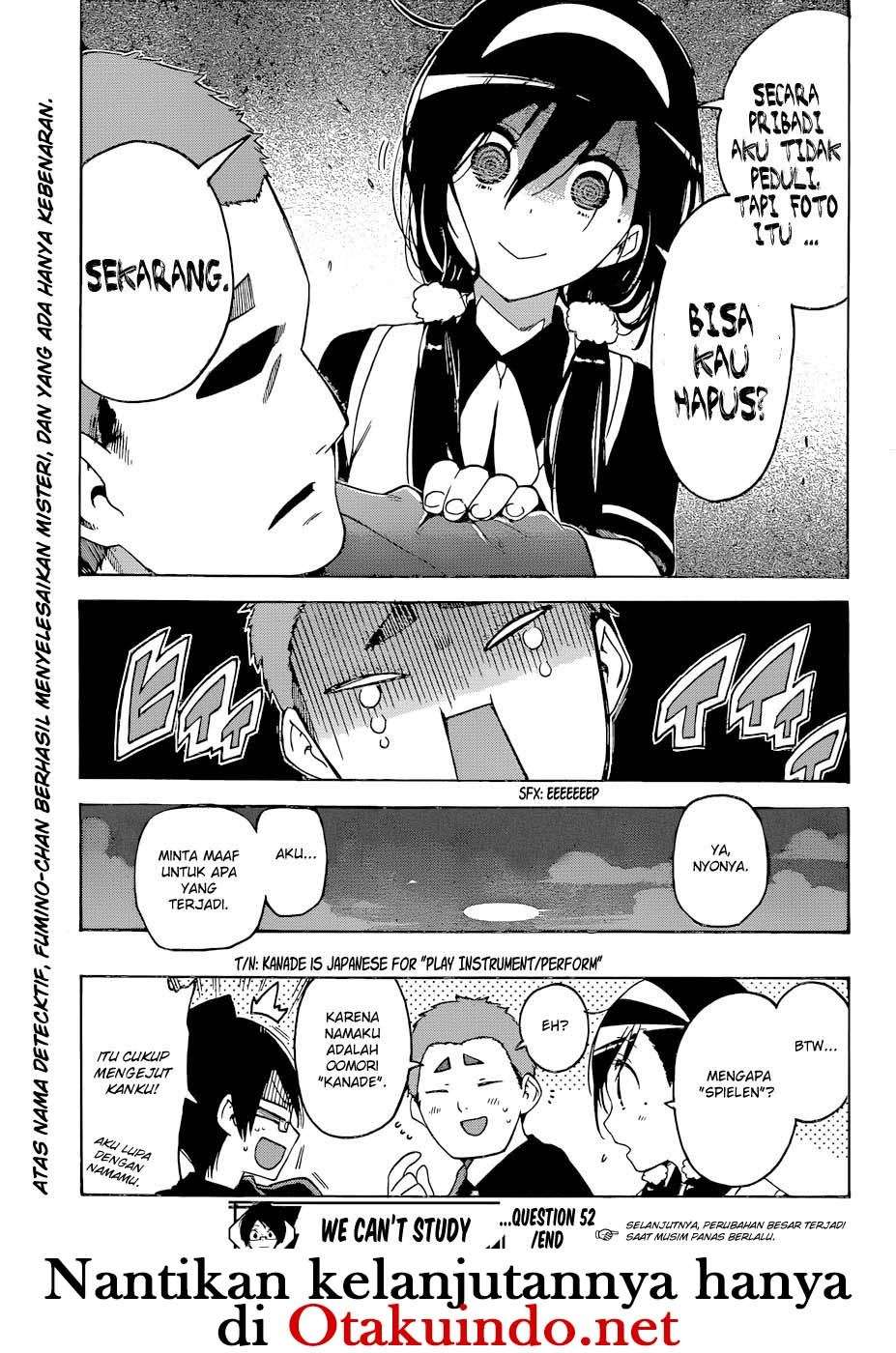 Bokutachi wa Benkyou ga Dekinai Chapter 52 - halaman 19