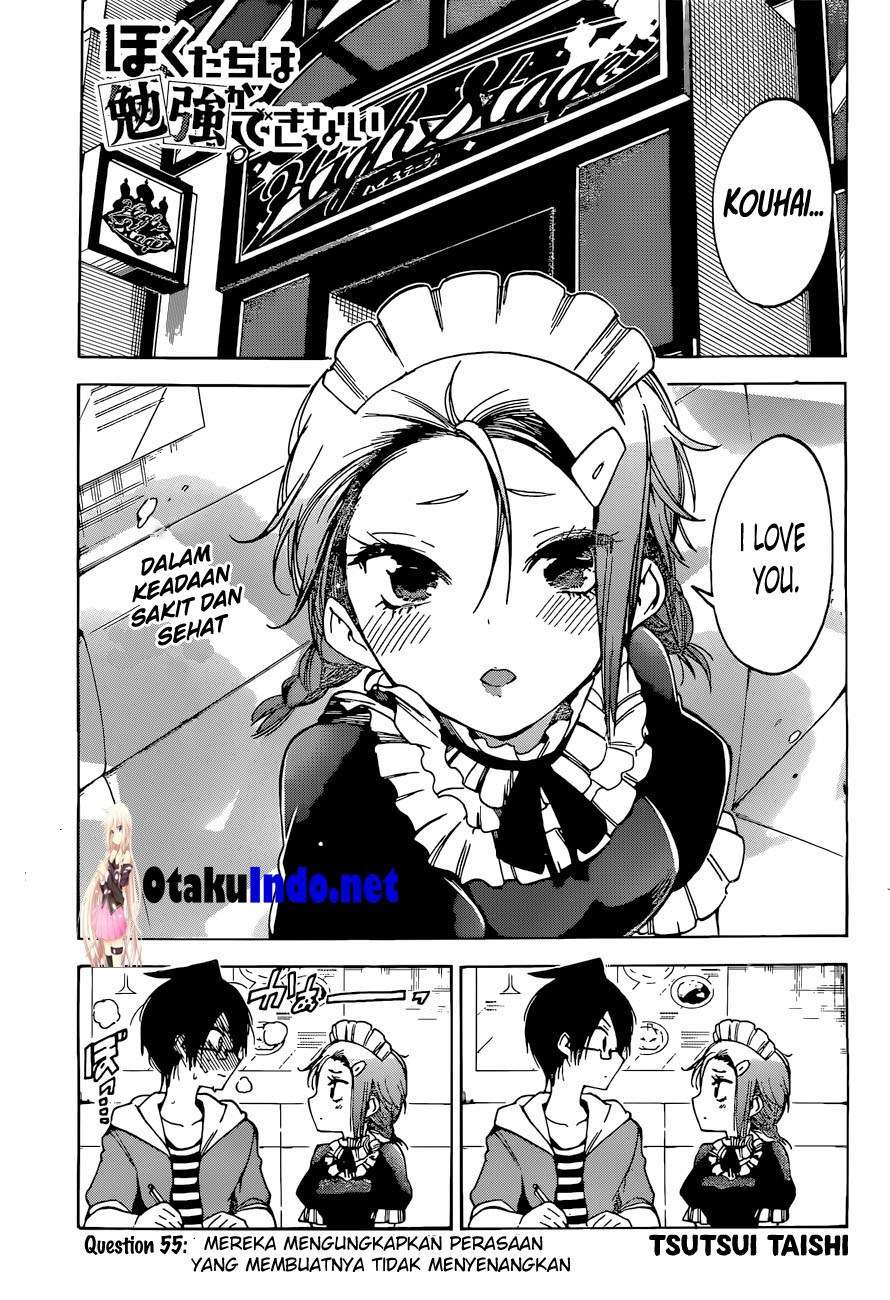 Bokutachi wa Benkyou ga Dekinai Chapter 55 - halaman 1