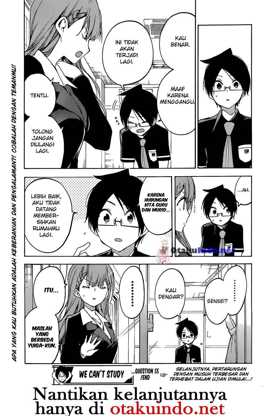 Bokutachi wa Benkyou ga Dekinai Chapter 55 - halaman 19
