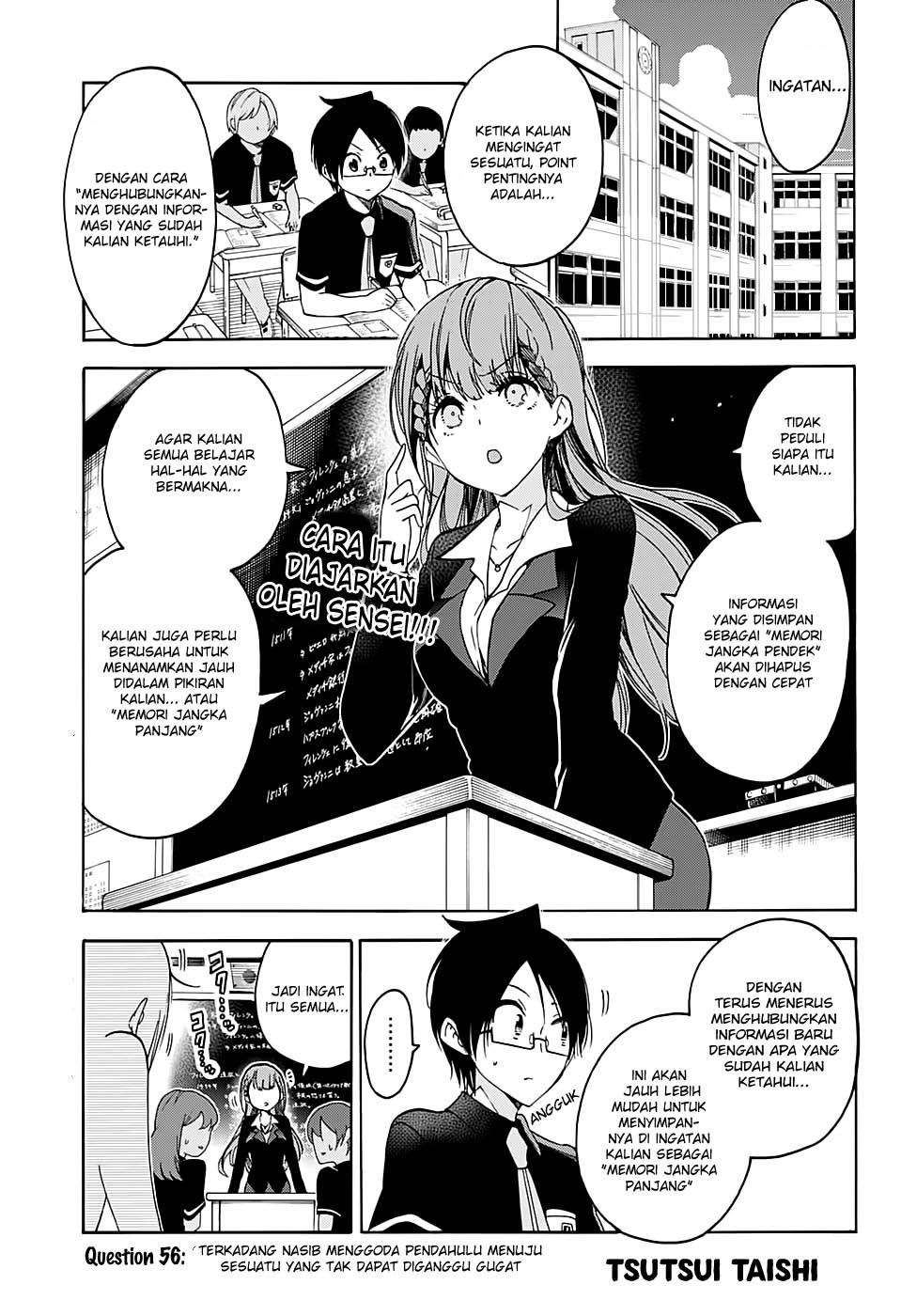 Bokutachi wa Benkyou ga Dekinai Chapter 56 - halaman 1