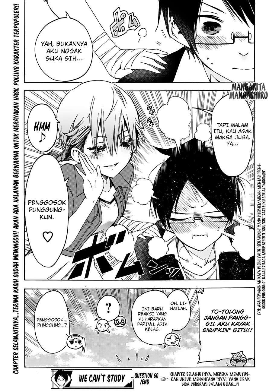 Bokutachi wa Benkyou ga Dekinai Chapter 60 - halaman 20