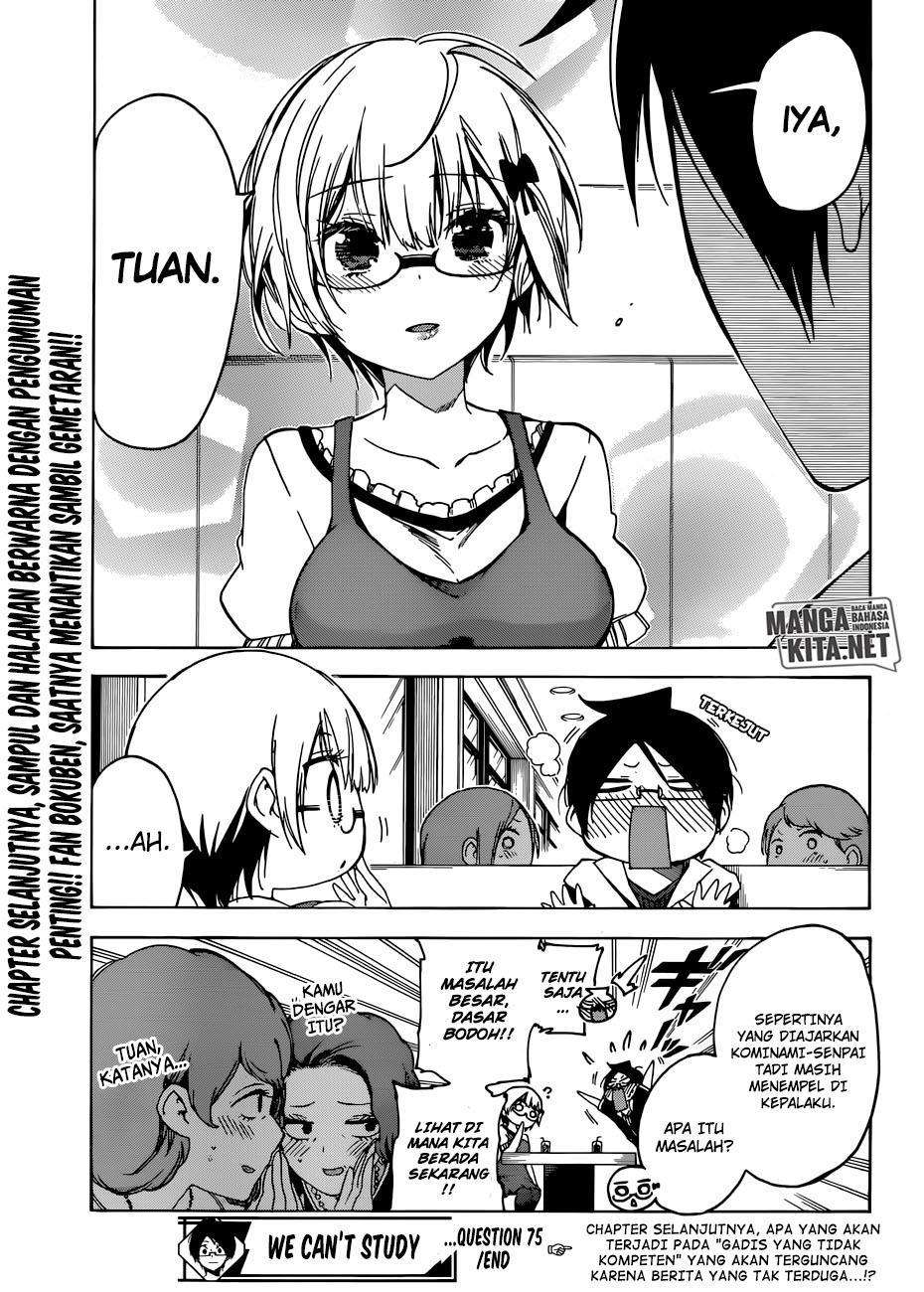 Bokutachi wa Benkyou ga Dekinai Chapter 75 - halaman 20
