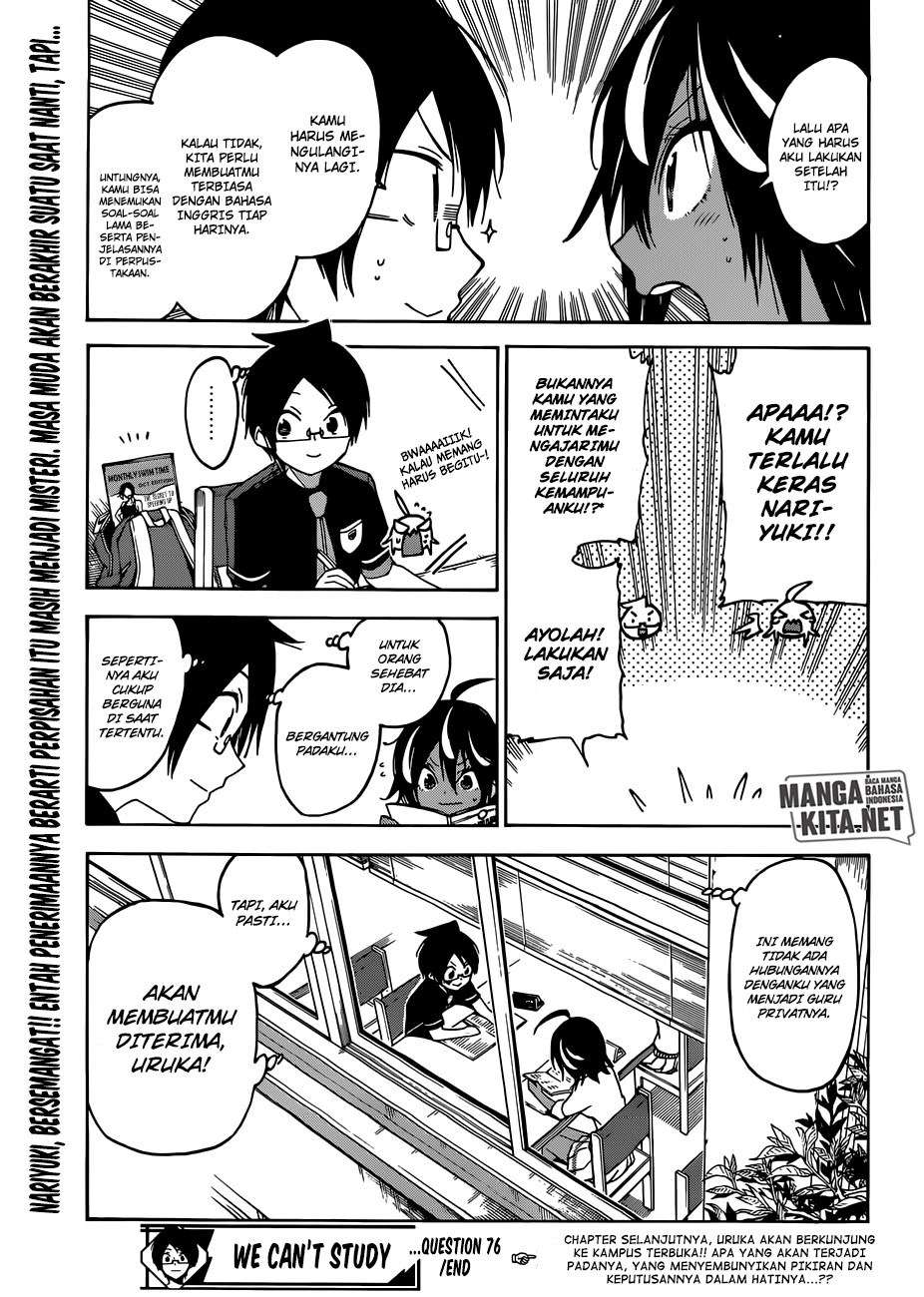 Bokutachi wa Benkyou ga Dekinai Chapter 76 - halaman 23
