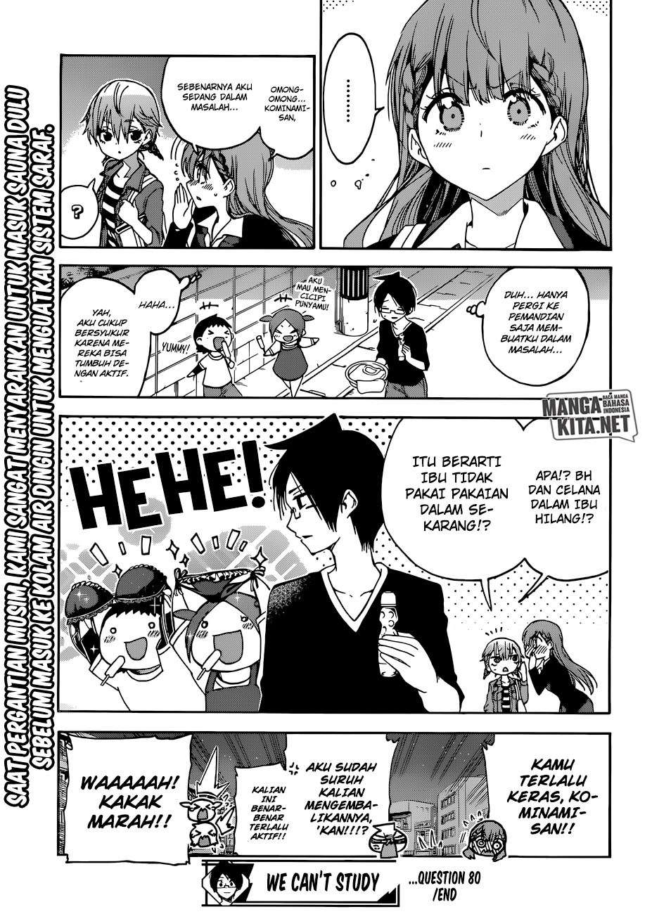 Bokutachi wa Benkyou ga Dekinai Chapter 80 - halaman 20