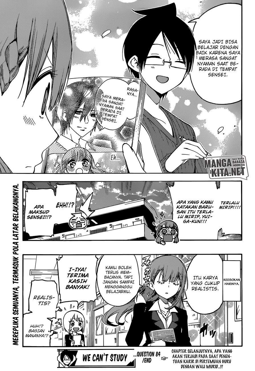Bokutachi wa Benkyou ga Dekinai Chapter 84 - halaman 20