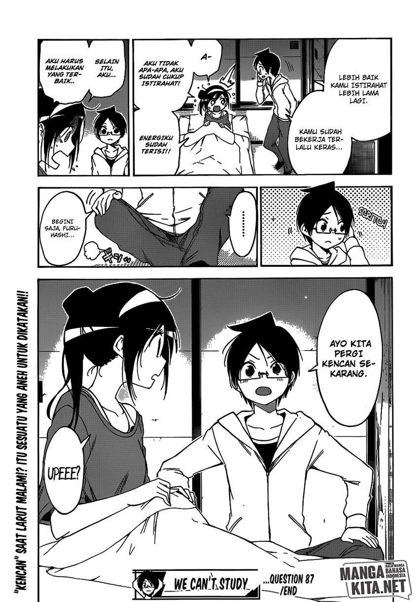 Bokutachi wa Benkyou ga Dekinai Chapter 87 - halaman 20