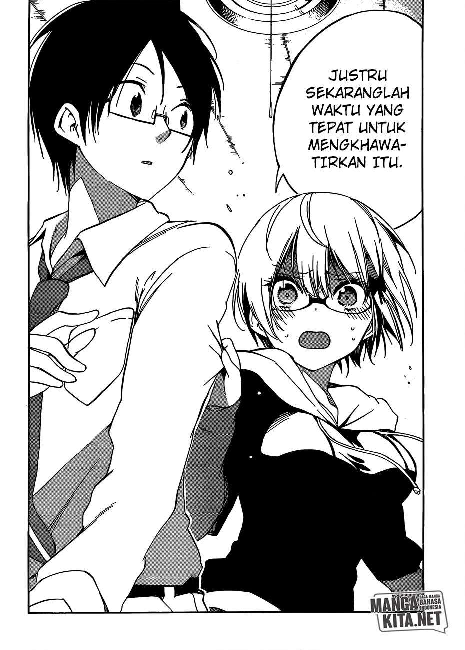 Bokutachi wa Benkyou ga Dekinai Chapter 92 - halaman 18