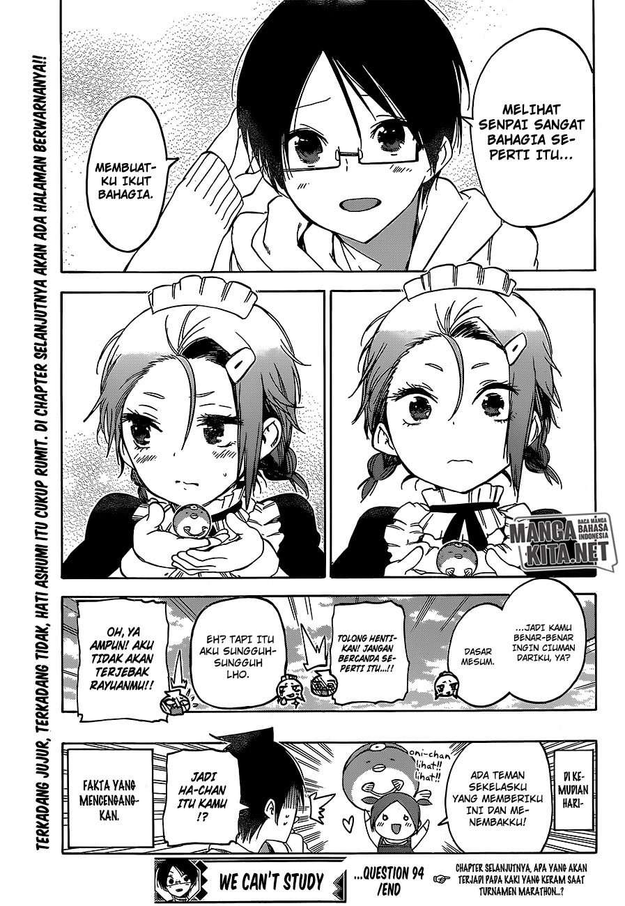 Bokutachi wa Benkyou ga Dekinai Chapter 94 - halaman 20