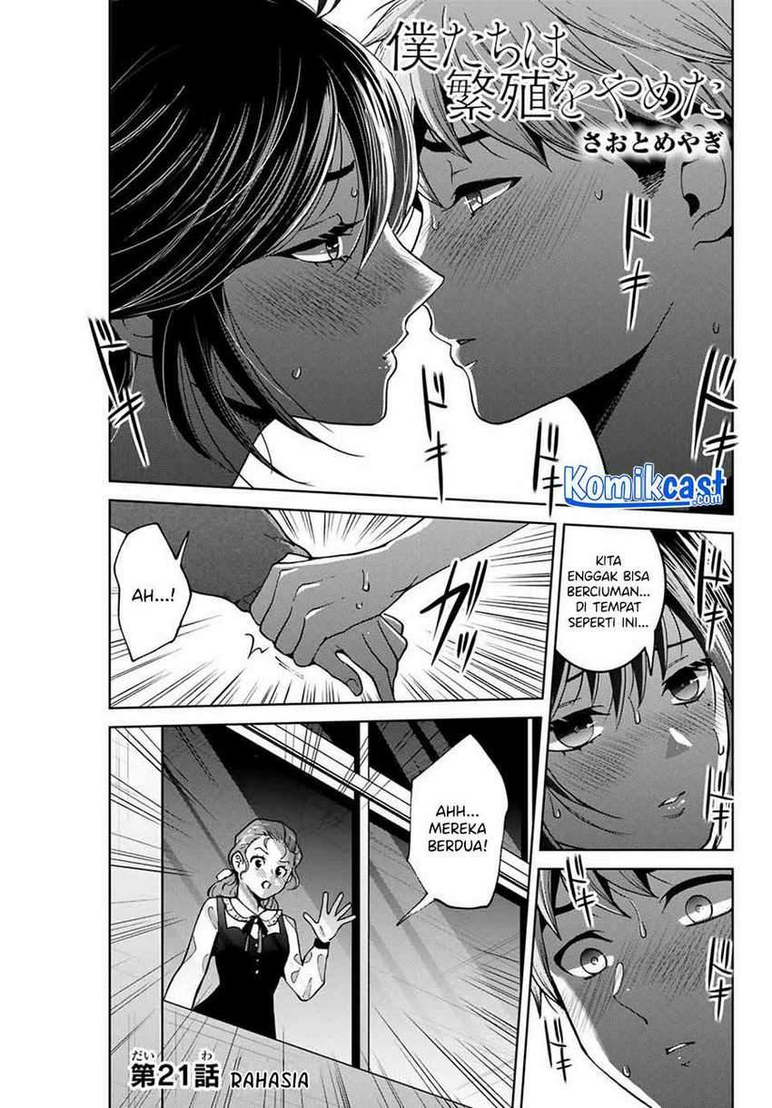 Bokutachi wa Hanshoku wo Yameta Chapter 21 - halaman 2