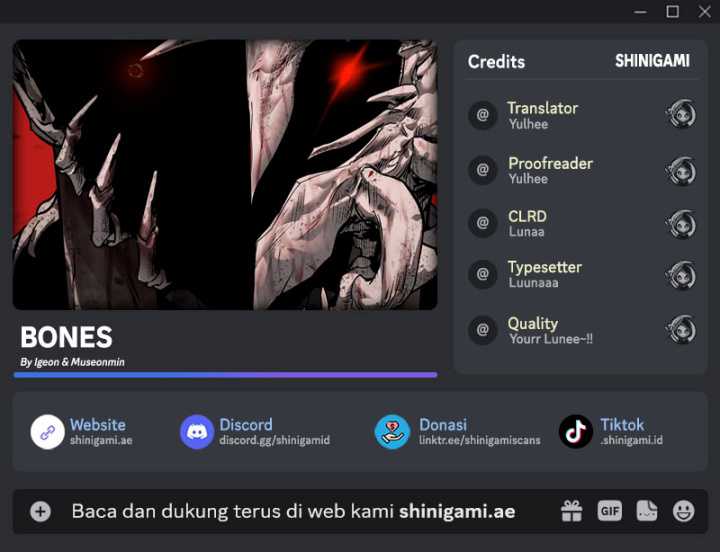 Bones Chapter 25 - halaman 1