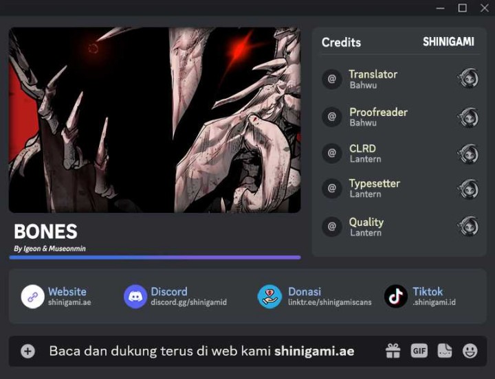 Bones Chapter 5 - halaman 1