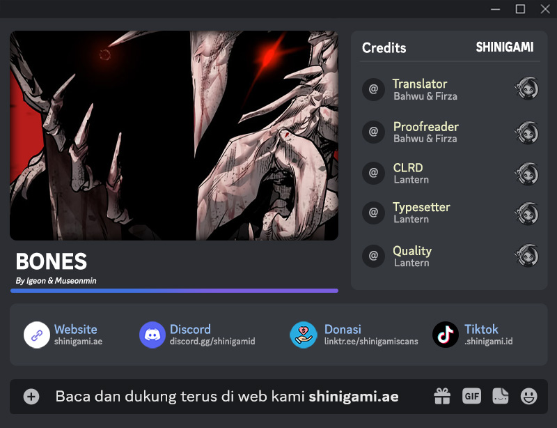 Bones Chapter 8 - halaman 1