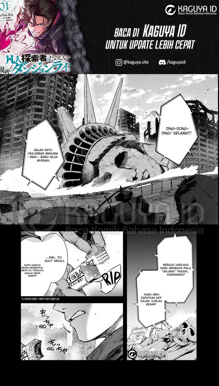 Bonjin Tansakusha no Tanoshii Gendai Dungeon Life Chapter 1.1 - halaman 2